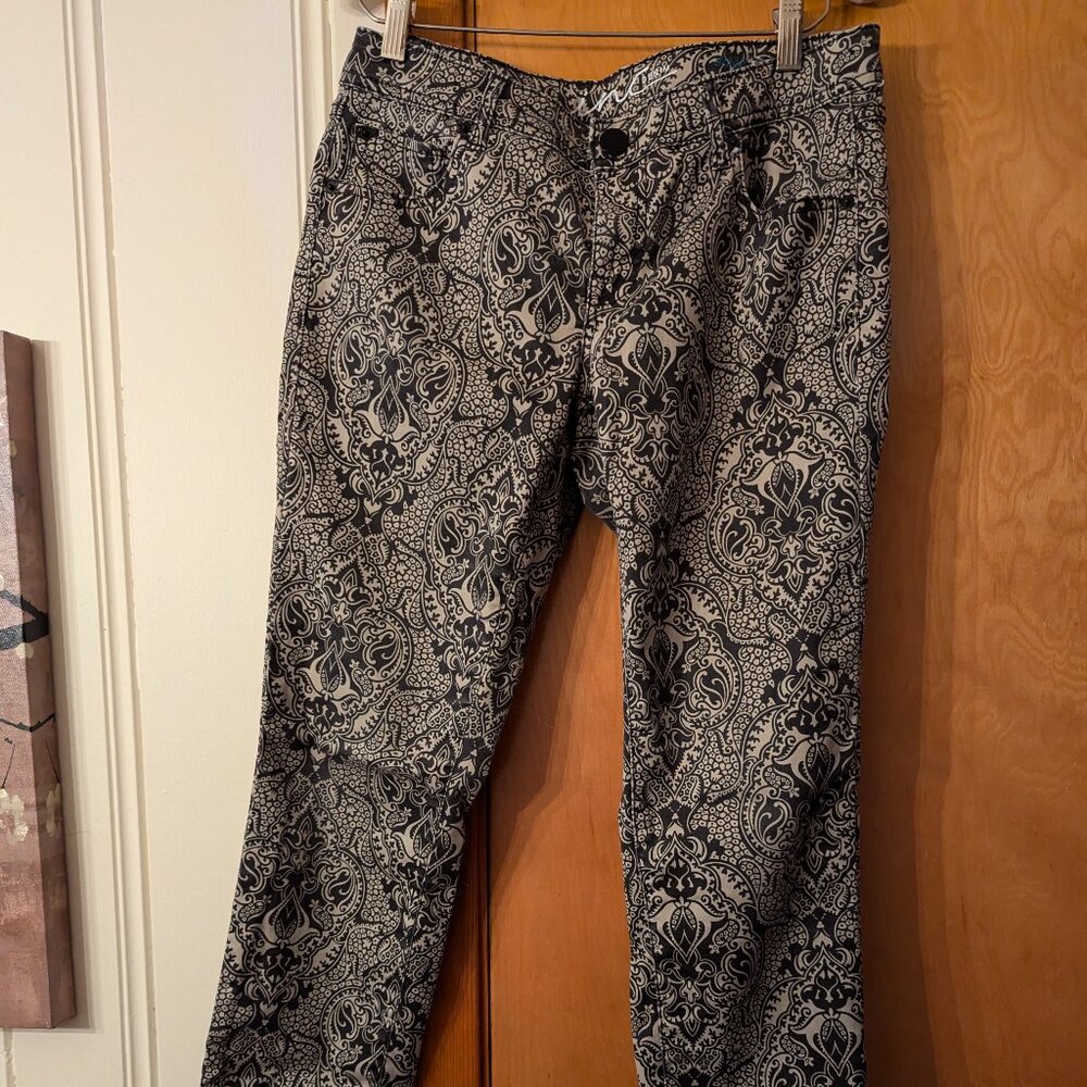 INC Paisley skinny jeans